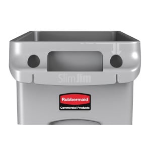 Contentor Cinzento Slim Jim - 87L - Rubbermaid