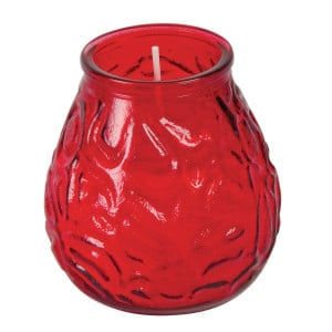 Velas venezianas Bolsius Low Boy - vermelhas - FourniResto - Fourniresto