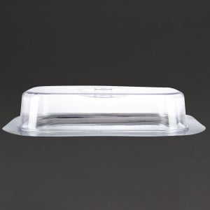 Plateau Rectangulaire En Inox Et Couvercle Transparent - APS - Fourniresto