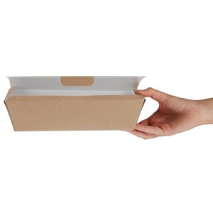 Caixas de alimentos Kraft compostáveis - L 250mm - Conjunto de 150 - Colpac