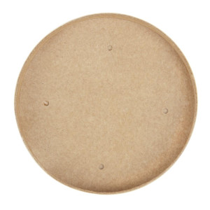Tampas para Tigelas de Sopa Kraft Micro-ondas Recicláveis 225ml e 350ml - Lote de 500 - Colpac