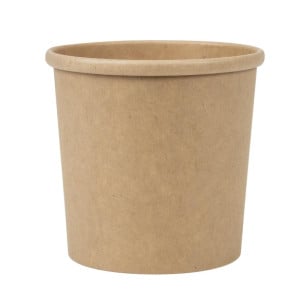 Kraft Microwaveable Recyclable Soup Bowls 350ml - Pack of 500 - Colpac
