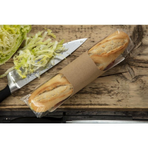 Sachets Baguette Kraft Recicláveis Clasp Clip - Lote de 500 - Colpac