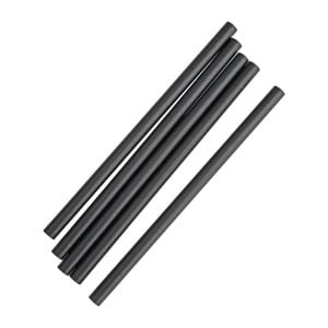 Paper Smoothie Straws - Black - L 210mm - Pack of 250 - Fiesta Green