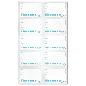Reusable Traceability Labels - Pack of 50 - FourniResto