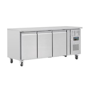 Mesa Refrigerada Positiva 3 Portas Série U - 417L - Polar - Fourniresto