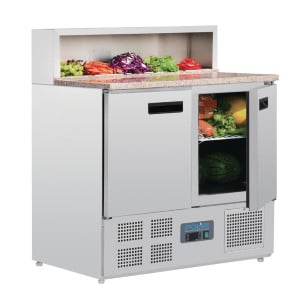 Balcão de preparação refrigerado para pizzas Série G - 288L - Polar - Fourniresto