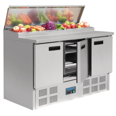 Balcão de Preparação Refrigerado para Pizzas e Saladas Série G - 390L Polar - Fourniresto