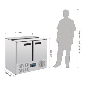 Saladeira Refrigerada - 240L - Polar - Fourniresto