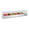 Vitrina de Ingredientes Refrigerada Série G - 10 X GN 1/4 - Polar - Fourniresto