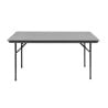 Table Rectangulaire Pliante Grise En Abs - 1520Mm - Bolero - Fourniresto