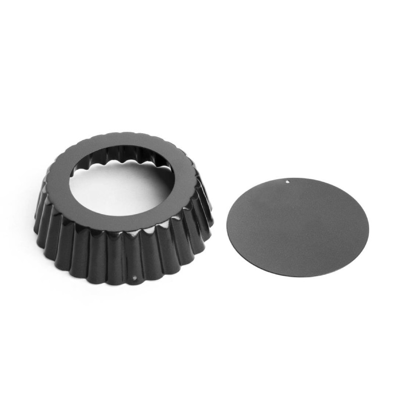 Deep Fluted Non-Stick Quiche Mold - Ø 100mm - Vogue Deep Fluted Non-Stick Quiche Mold - Ø 100mm - Vogue