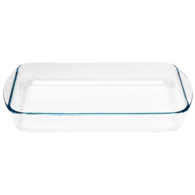 Tabuleiro retangular de vidro para forno - L 350 x P 230mm - Pyrex