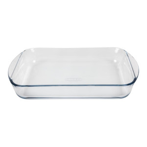 Tabuleiro retangular de vidro para forno - L 350 x P 230mm - Pyrex