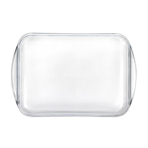 Tabuleiro retangular de vidro para forno - L 350 x P 230mm - Pyrex