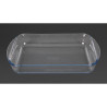 Tabuleiro retangular de vidro para forno - L 350 x P 230mm - Pyrex