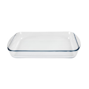 Tabuleiro retangular de vidro para forno - 3,7 L - Pyrex