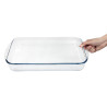 Tabuleiro retangular de vidro para forno - 3,7 L - Pyrex