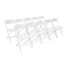 Chaises Pliantes Blanches - Bolero - Fourniresto