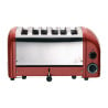 Grille-Pain 6 Tranches Rouge - 230V  - Dualit