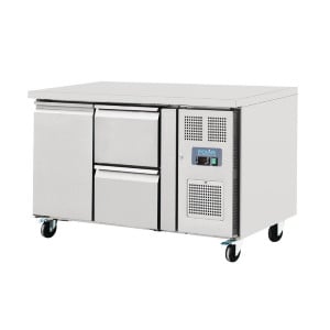 Mesa Refrigerada 1 Porta 2 Gavetas - 228 L - Polar - Fourniresto