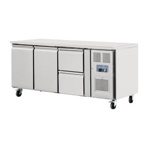 Mesa Refrigerada 2 Portas 2 Gavetas Série U - 417L - Polar - Fourniresto