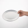 Placa de pizza em alumínio borda larga - Ø200mm - Vogue - Fourniresto