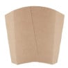 Medium compostable kraft French fry sleeves - Pack of 1000 - Colpac - Fourniresto