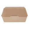 Grandes Boîtes Burger Kraft Compostables - P 135mm - Lot  de 250 - Colpac