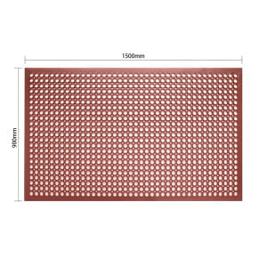 Tapis en Caoutchouc Anti-Fatigue - L 1500 x P 900 mm - Jantex