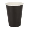 Disposable Black Hot Drink Cups 340ml - Pack of 50 - Fiesta