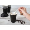 Disposable Black Hot Drink Cups 340ml - Pack of 50 - Fiesta