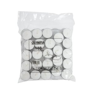 Velas Rechaud 4 Horas Ø 40 mm - Lote de 100 - Olympia