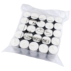 Velas Rechaud 8 Horas Ø 40 mm - Lote de 75 - Olympia