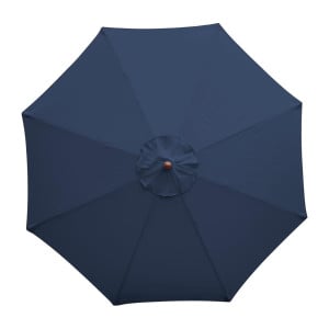 Navy Blue Round Parasol - L 2500mm - Bolero