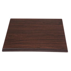 Tabuleiro de Mesa Quadrado Marrom Escuro - 600 mm - Bolero