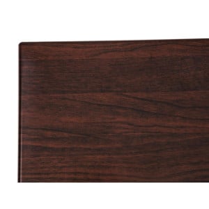 Dark Brown Square Table Top - 600 mm - Bolero