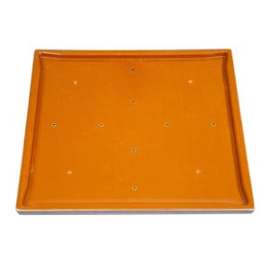 Tabuleiro de Mesa Quadrado Marrom Escuro - 600 mm - Bolero