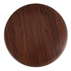 Dark Brown Round Table Top - 600 mm - Bolero