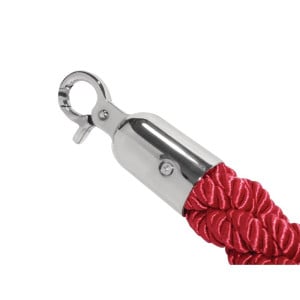 Cabo de recepção torcido vermelho e inox - 2,5m - Bolero - Fourniresto