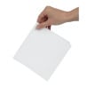 Guardanapos de papel para lanches brancos 1 dobra 330 x 330 mm - Pacote de 5000 - FourniResto