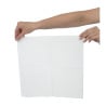 Guardanapos de papel para lanches brancos 1 dobra 330 x 330 mm - Pacote de 5000 - FourniResto