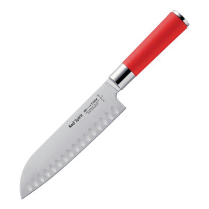 Facas Santoku Alveoladas Red Spirit - 180mm - Dick