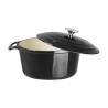 Cocotte Redonda Preta - 3.2L - Vogue