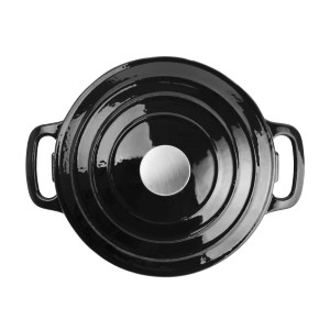 Cocotte Redonda Preta - 3.2L - Vogue