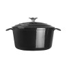 Grande Cocotte Ronde Noire - 4L - Vogue