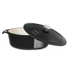 Cocotte Oval Preta - 5L - Vogue