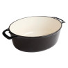 Grande Cocotte Oval Preta - 6L - Vogue