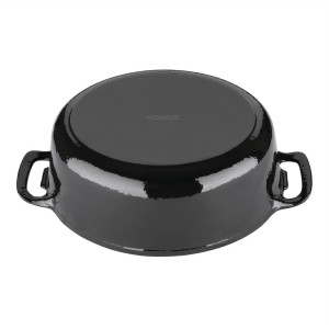 Grande Cocotte Oval Preta - 6L - Vogue