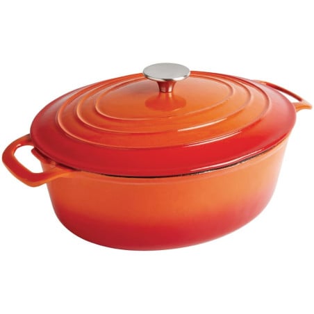 Cocotte Oval Laranja - 5L - Vogue